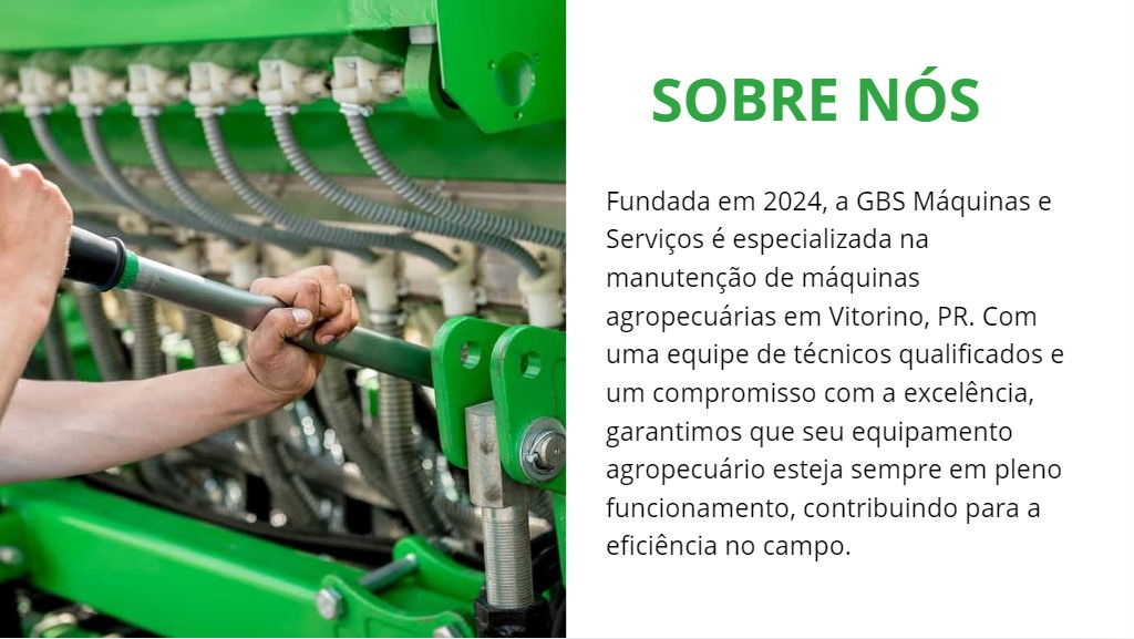 GBS MAQUINAS E SERVIÇOS