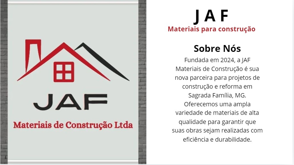 JAF MATERIAIS DE CONSTRUÇÃO